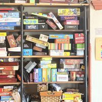 The games! Just a small portion, there are so many!   at Gunks Gaming Guild in New Paltz