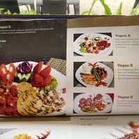Vegan menu  at Sunmai Restaurant in El Nido