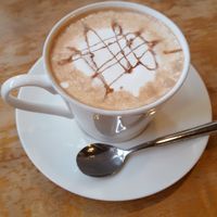 hot cocoa at Morpho Cafe in Kyoto