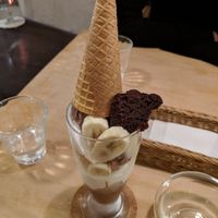 Parfait at Morpho Cafe in Kyoto
