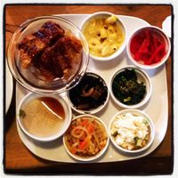 vegan lunch set. at Morpho Cafe in Kyoto