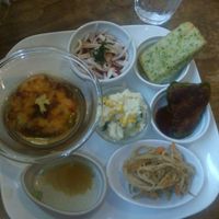 Daily plate at Morpho Cafe in Kyoto