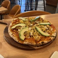 Breakfast pizza smacks every time bb’s  at Real Food Daily - Pasadena in Pasadena
