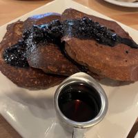 YO this French toast might need powdered sugar but is the best vegan FT I’ve had so far    at Real Food Daily - Pasadena in Pasadena