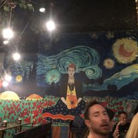 Artwork on the wall  at Maya Hotel & Restaurant  in Agra