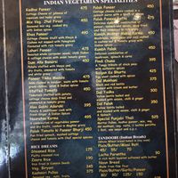 Apart of menu  at Maya Hotel & Restaurant  in Agra