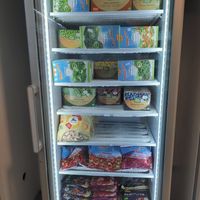 Frozen veg at Frooty in Barcelona