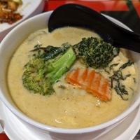 Green curry vegan at Bangkok Jam - Great World City in Central Singapore