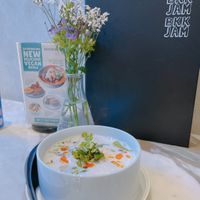 Tom kha- coconut taste strong  at Bangkok Jam - Great World City in Central Singapore