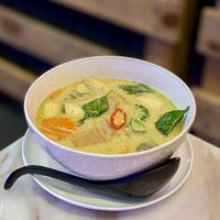 Vegan Green Curry at Bangkok Jam - Great World City in Central Singapore