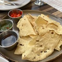 Papad  at Turmeric Indian Bar & Grill in Sarasota