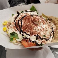 Pita falafel at Angry Bite in Bergen