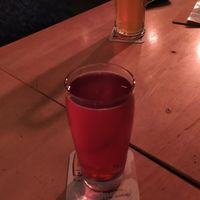 Alster + cider with cranberry syrup at Gaststätte Mandragora in Bochum