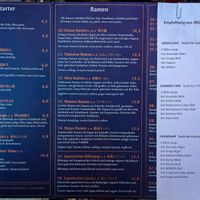 Menu page at Iro Izakaya Vegan at Iro Izakaya Vegan in Berlin