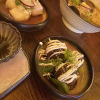 Ramen, tofu and balls of some sort. I forget now.   at Iro Izakaya Vegan in Berlin