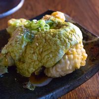 Avocado tempura at Iro Izakaya Vegan in Berlin