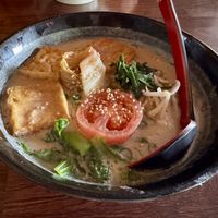 Tonkotsu Ramen mit Extra Tofu und Chili Öl  at Iro Izakaya Vegan in Berlin
