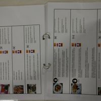 Menu at TascAndrés in Tenerife