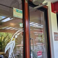 Outside at Good Karma  in San Salvador