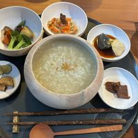 Savoury porridge set  at Fune Ethical Lifestyle in Kyoto