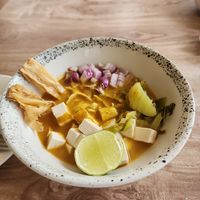 Khao soiii at KHUN VEGAN in Khon Kaen