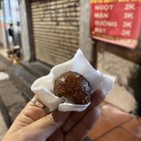 Bánh rán donut ball   at Hanoi Vegan Food Tours in Hanoi
