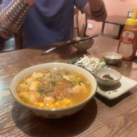 Bun rieu chay (vegan crab noodle soup) - at 68 nguyen huu huan  at Hanoi Vegan Food Tours in Hanoi
