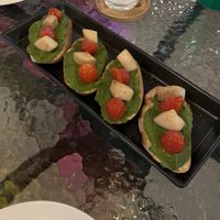 Pesto bruschetta   at La Gatta in Chiang Rai