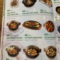 part of the big menu 1/x  at Chay Minh Tâm in Phu Quoc