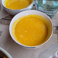 pumpkin soup at Popi's Family in Le Havre