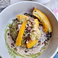 vegetables and lentils at Popi's Family in Le Havre