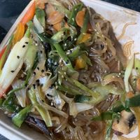 Sweet potato noodles  at MukBap in London