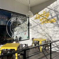 Outside  at Lucky Goose  in Albuquerque