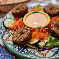 Falafel at Salon de Te in Cordoba