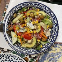 Zaida salad  at Salon de Te in Cordoba