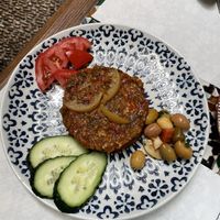 Hafsa salad (aubergine & roasted red pepper)  at Salon de Te in Cordoba
