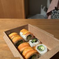 Vegan supreme caviar roll  at Hari Sushi in Amsterdam