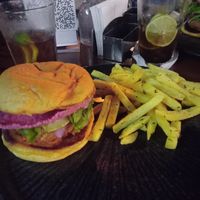 Sanduíche capivara at Aflora Gastrobar in Brasilia