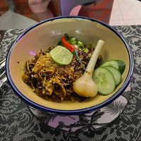Chilli and garlic wheat noodles  at Noodles Now in Koh Samui