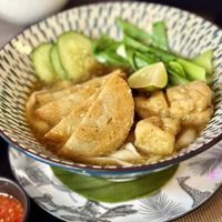 5 spice noodle soupp  at Noodles Now in Koh Samui