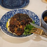 Cauliflower, collard greens, and pikliz at Kann in Portland