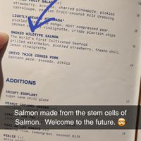 Vegan Salmon?  at Kann in Portland