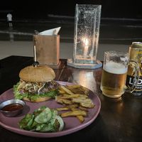 Jackfruit Burger  at A++ in Mirissa