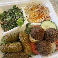 Combo plate   at Falafel Of Santa Cruz in Santa Cruz