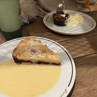 Blueberry pie and caramel pecan brownie 😍  at Espresso House - Drottninggatan in Stockholm