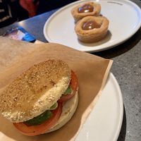 Tomato avocado toast. And sticky caramel dreams   at Espresso House - Drottninggatan in Stockholm