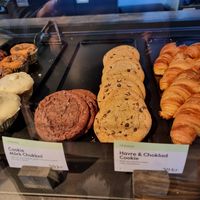 Labelled vegan cookies at Espresso House - Drottninggatan in Stockholm