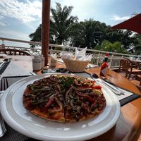 Pizza  at Kiyaga Restaurant in Gisenyi