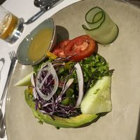 Salad  at Kiyaga Restaurant in Gisenyi