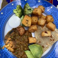 Buffet  at Kiyaga Restaurant in Gisenyi